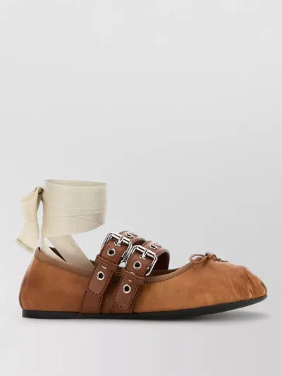 Miu Miu Burberry Ekd Wool And Cashmere Sweater In Brown