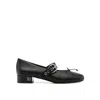 Miu Miu 30mm Buckle-strap Pumps In Black