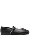 Miu Miu Patent Ballerina In Black