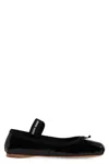 Miu Miu Mesh Fabric Ballerinas