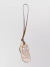 Miu Miu Leather Ballet Shoe Key Ring