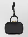 Miu Miu Leather Beau Keyring Necessaire With Detachable Strap