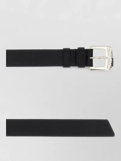 Miu Miu Leather Belt Adjustable Length Slim Shape