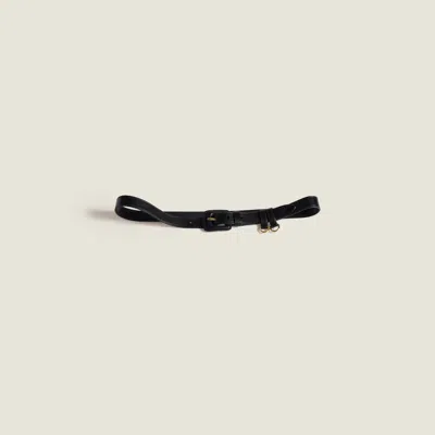 Miu Miu Leather Belt In Black