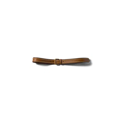 Miu Miu Leather Belt In Brandy