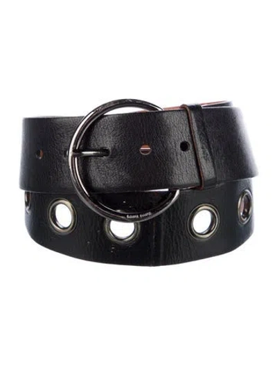 Pre-owned Miu Miu Leather Belt In Multi