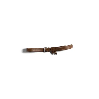Miu Miu Leather Belt In Oak
