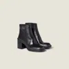Miu Miu 70mm Leather Ankle Boots In Multi