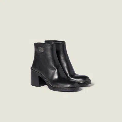 MIU MIU LEATHER BOOTIES
