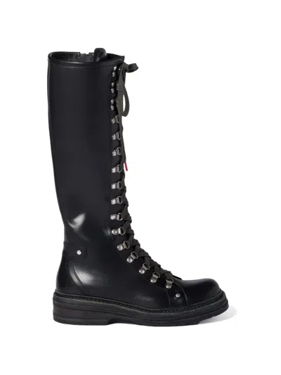 Miu Miu 레더 부츠 In Black