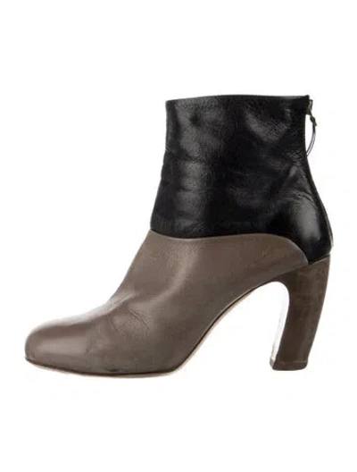 Pre-owned Miu Miu Leather Boots In Multi
