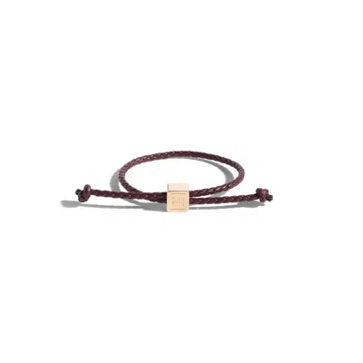 Miu Miu Leather Bracelet In Black