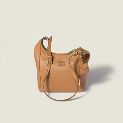 Miu Miu Leather Bucket Bag