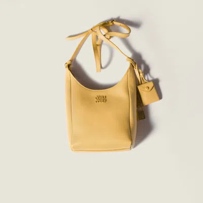 Miu Miu Leather Bucket Bag