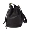 Miu Miu Leather Bucket Bag In Black