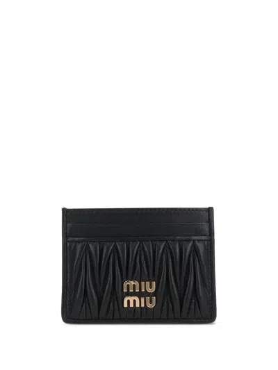 MIU MIU LEATHER CARD HOLDER