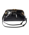 Miu Miu Leather Clutch In Black