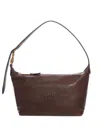 Miu Miu Leather Clutch In Brown