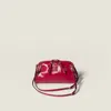Miu Miu Leather Clutch In Red