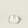 Miu Miu Caprice Leather Clutch In Burgundy