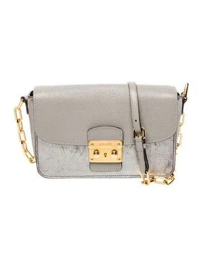 Pre-owned Miu Miu Leather Crossbody Bag
