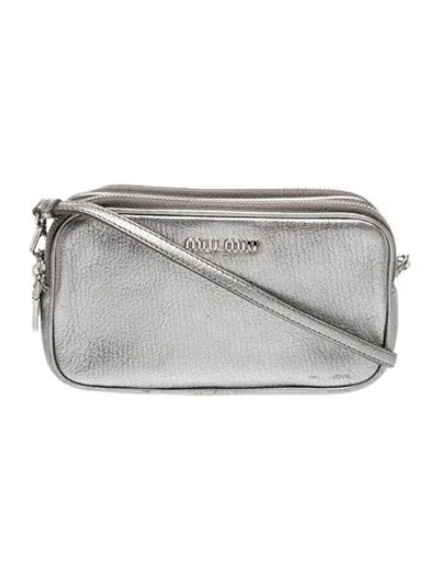 Pre-owned Miu Miu Leather Crossbody Bag