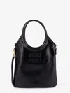 Miu Miu Leather Crossbody Bag In Black