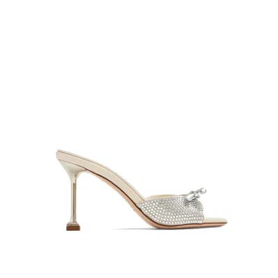 Miu Miu Leather Crystals Mules Women
