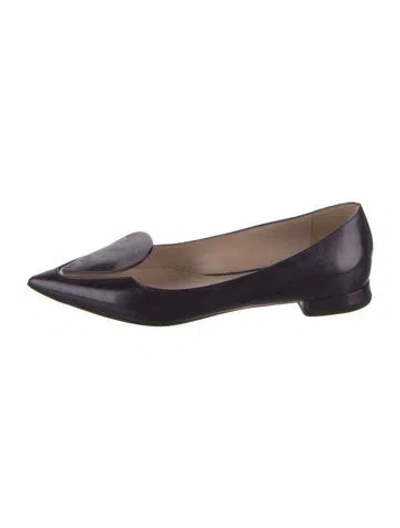 Pre-owned Miu Miu Leather Flats In Multi