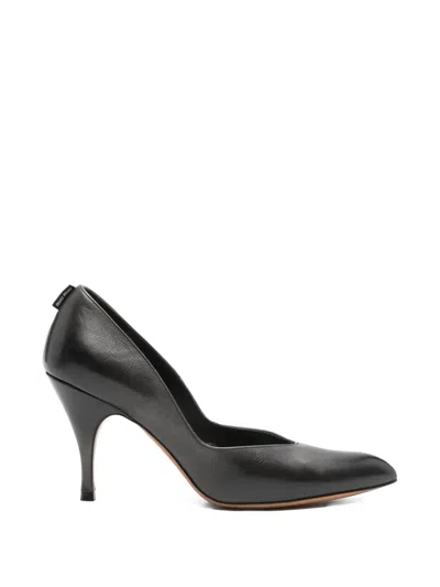 Pre-owned Miu Miu Leather Heeled Pumps In Black