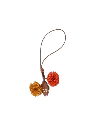 Miu Miu Leather Keychain Trick