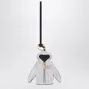 Miu Miu Leather Keychain Trick Women In White