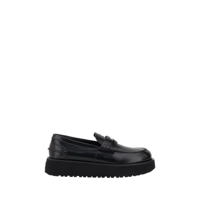 MIU MIU LEATHER LOAFERS