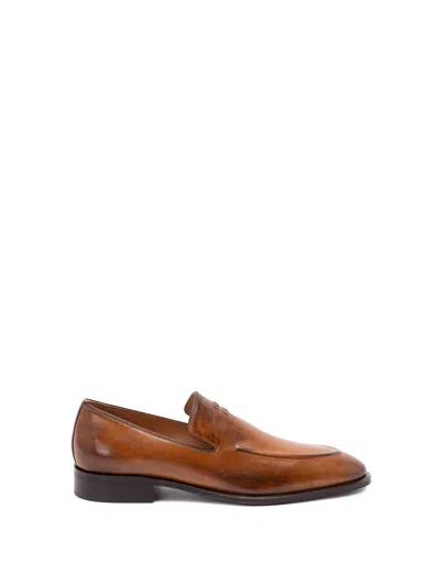 MIU MIU LEATHER LOAFERS
