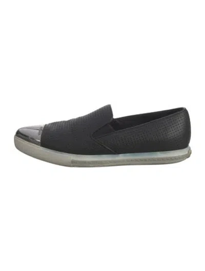 Pre-owned Miu Miu Leather Loafers In Multicolor