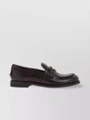 Miu Miu Logo Embossed Calf Leather Loafers