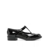Miu Miu Leather Mary Jane In Black