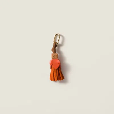 Miu Miu Leather Micro Trick In Orange