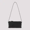 Miu Miu Adjustable Leather Handle Pouch In Black