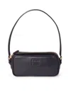 Miu Miu Leather Pouch In Black
