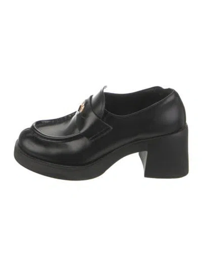 Pre-owned Miu Miu Leather Pumps In Black
