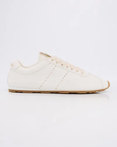 Miu Miu Leather Retro Runner Sneakers