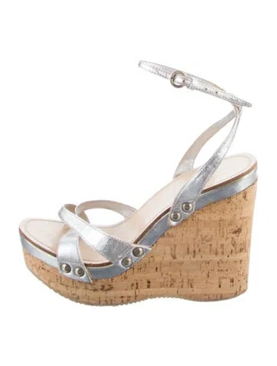 Pre-owned Miu Miu Leather Sandals