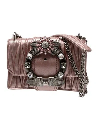 Pre-owned Miu Miu Leather Shoulder Bag