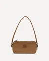 Miu Miu Leather Shoulder Bag In Brown