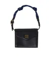 Miu Miu Leather One-shoulder Wallet In Black