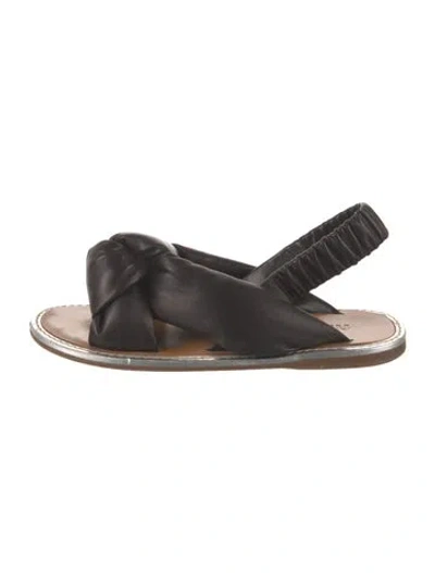 Pre-owned Miu Miu Leather Slides In Multi