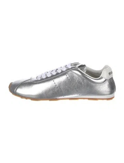 Pre-owned Miu Miu Leather Sneakers