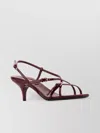 Miu Miu Vernice Strappy Leather Slingback Sandals