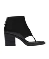 Miu Miu Leather Thong Ankle Boots
